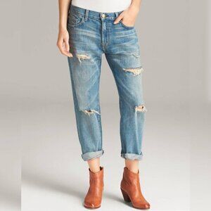 Current/Elliott The Boyfriend Super Loved Destroy Jeans